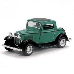 Машинка металлическая "Ford 3-window coupe 1932", зеленый купить в Украине