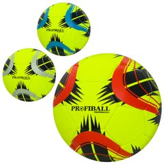 М'яч футбольний 2500-243 (30 шт) розмір 5, ПУ1, 4мм, ручна робота, 32 панелі, 420-440г, 3 кольори, у кульку купити в Україні