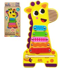 Деревʼяна іграшка Kids hits арт. KH20/020 жирафа дерев. ксилофон кор. 16,1*35*3,4 см