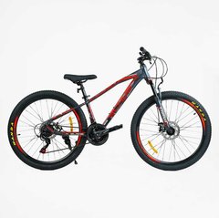 Велосипед Спортивний Corso «BLADE» 26" дюймів BD-26199-1/26200 (1) рама алюм.13``, обладнання Shimano 21 швидкість, ВИЛКА З ПЕРЕМИКАЧЕМ, зібран на 75% купить в Украине