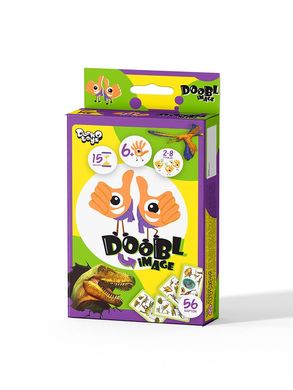 Настольная развлекательная игра "Doobl Image mini" Dino укр Danko Toys (4823102809946) купить в Украине