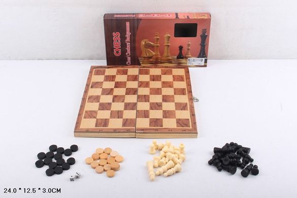 Шахматы дерев. S2416 90шт2 в коробке 2412,53см купить в Украине