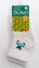 Шкарпетки дитячі махрові 6В 409 DUNA р14, Белый купити в Україні