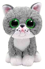 Дитяча іграшка м’яконабивна TY Beanie Boos 36581 Cірий котик "FERGUS", арт. 36581 купить в Украине