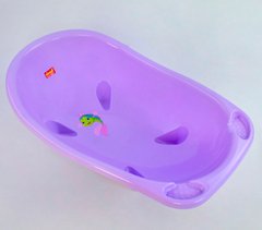 Ванночка детская для купания ST-3033 "BIMBO" с рисунком Сиреневый