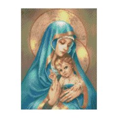 Алмазная мозаика "Богородица с ребенком" 30х40 см купить в Украине