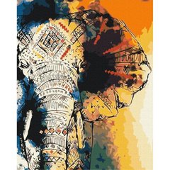 Картина за номерами "Візерунок слона" ★★★ купити в Україні