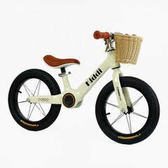 Велобіг "CORSO KIDDI" LT-14104 (1) магнієва рама, колеса надувні резинові 14’’, алюмінієві обода, підставка для ніг, корзинка, в коробці