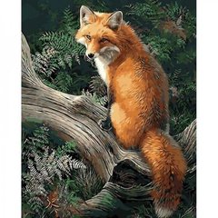 Картина по номерах "Лисиця на дереві" 40x50 см купити в Україні