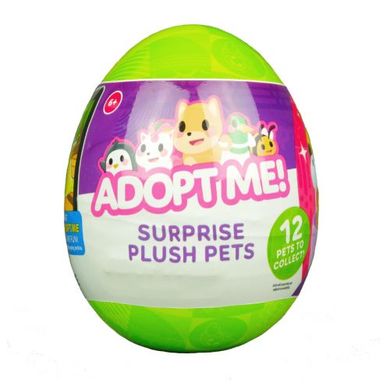 М’яка іграшка-сюрприз в яйці ADOPT ME! S2 - КУМЕДНІ ЗВІРЯТКА (12 видів, в асорт.) купити в Україні