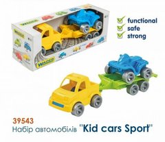 Набор авто "Kid cars Sport" 3 эл. (пикап + квадроцикл) купить в Украине