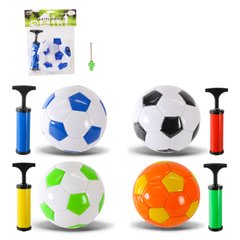 Мяч футбольный арт. FB24181 (100шт) PVC №2 с насосом,4 цвета купить в Украине