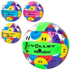 Мяч волейбольный MS 3591 (30шт) офиц.размер, ПУ, 240-260г, 4цвета, в кульке купить в Украине