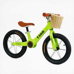 Велобіг "CORSO KIDDI" LT-14127 (1) магнієва рама, колеса надувні резинові 14’’, алюмінієві обода, підставка для ніг, корзинка, в коробці