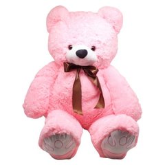 М'яка іграшка Ведмідь Бонік висота 100 см (за стандартом 125 см) рожевий купити в Україні