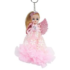 Лялька янгол брелок у рожевій сукні купить в Украине