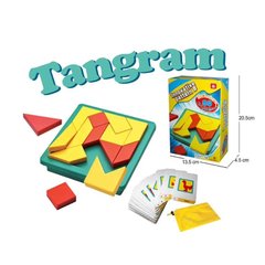 Розвиваюча логічна гра Танграм XS977-54, в коробці 13,5*4,5*20,5 см (6968072240509) купити в Україні