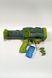 Пістолет з мильними бульбашками 018 "Динозавр", на батарейках, підсвічування, в коробці (6977812190134) Зелёный купити в Україні