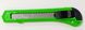 Нож канцелярский, JOBMAX, 18 мм, с мех. фиксатором лезвий, пластиковый корпус BM.4646 BUROMAX (4823078958129) Зелёный купить в Украине