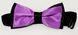 Двоколірна краватка-метелик Butterfly 2Btn Фиолетовый купити в Україні