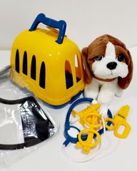 Собака в перенесенні "Мій маленький улюбленець" 901-1-2 LimoToy, набір лікаря, в кульці (6903317506262) купити в Україні