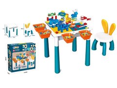Конструктор YR 6032 (8) 100 елементів, стіл, стілець, кошики для деталей, кульки, в коробці
