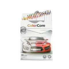 Олівці 36 кольорів шестигранні d=4.0,ColorCore (new),E3000-36CB-A,TM"Marco" купить в Украине