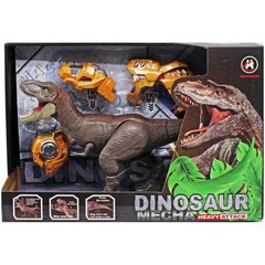 Интерактивный динозавр "Dinosaur Mecha" (коричневый)
