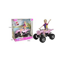 Кукла типа "Барби" 68237(18шт|2) с квадрациклом,в кор.31,5*19*28,5 см купить в Украине