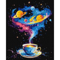 Картина по номерам с красками металлик "Космический вихрь" 40х50 см купить в Украине