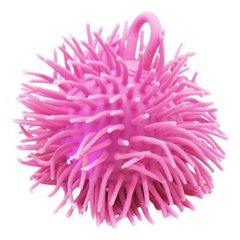 Іграшка-антистрес зі світлом "Їжачок" (рожевий)