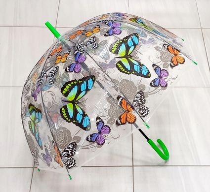 Парасолька дитяча MK 3874-1 Butterfly, клейонка Зелёный купити в Україні