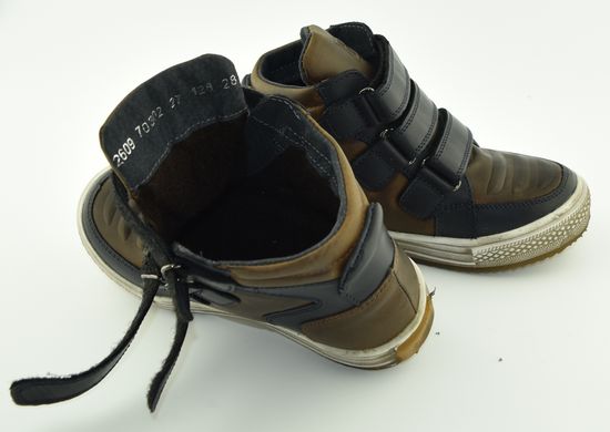 Дитячі черевики 70302/78302/27/128ут BISTFOR 29, 18,5, Тёмно-коричневый