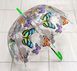 Зонтик детский MK 3874-1 Butterfly, клеенка Зелёный