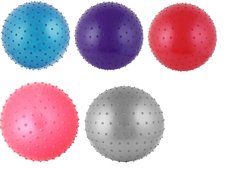 М"яч для фітнесу CO9005(20шт) 65 см 900 грам в коробці 4 кольори з шипиками купити в Україні