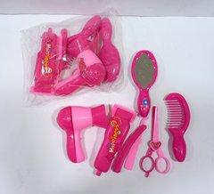 Набор парикмахера 6030-AA, фен, расческа, зеркало, ножницы, в кульке (6903317456246) купить в Украине