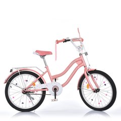 Велосипед дитячий PROF1 20д. MB 20061 STAR, SKD45, дзвінок, ліхтар, багажник, підніжка, рожевий купити в Україні