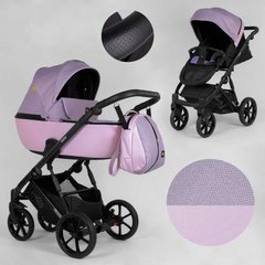 Детская коляска 2 в 1 Expander DEXO D-21044 цвет Pink, водоотталкивающая ткань + эко-кожа купить в Украине