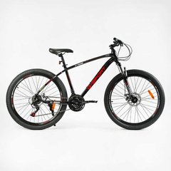 Велосипед Спортивний CORSO «G-SPORT» 26" дюймов G-26124 (1) рама алюмінієва 13``, обладнання Shimano 21 швидкість, зібран на 75% купити в Україні