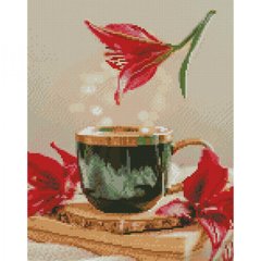 Набір для творчості алмазна картина Чашка кави Strateg розміром 30х40 см (KB007) купити в Україні
