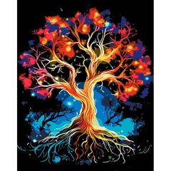 Картина за номерами " Дерево змін" проективна картина розміром 40х50 см Сюжет № 1 купить в Украине