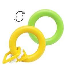 Погремушка "Кольцо с колечками", желто-зеленый