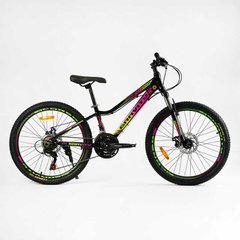 Велосипед Спортивний Corso «Gravity» 24" дюйми GR-24191 (1) рама алюмінієва 12’’, обладнання Shimano 21 швидкість, зібран на 75% купити в Україні