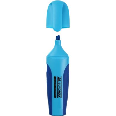 Текст-маркер NEON, синій, 2-4 мм, з рез.вставками ВМ.8904-02 Buromax (4823078940421) купити в Україні