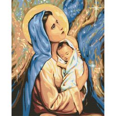 Картина по номерам "Мария и Иисус" ★ купить в Украине