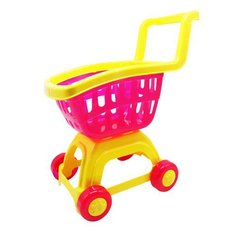 Візок "Супермаркет" 213 Bamsic (4820123764711) рожевий з жовтим Вид 5 купити в Україні