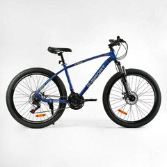 Велосипед Спортивний CORSO «G-SPORT» 26" дюймов G-26317 (1) рама алюмінієва 13``, обладнання Shimano 21 швидкість, зібран на 75% купити в Україні