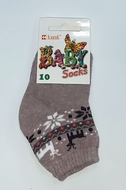 Шкарпетки дитячі махрові 7В-18 Класик р10, Коричневый купити в Україні
