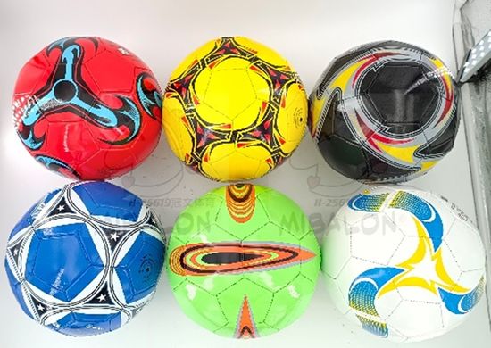 М'яч футбольний арт. FB2334 (100шт) №5, PVC 270 грам, 6 mix купити в Україні