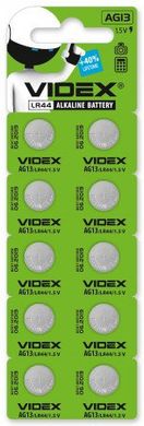 Батарейка часовая Videx AG 13(LR44) купити в Україні